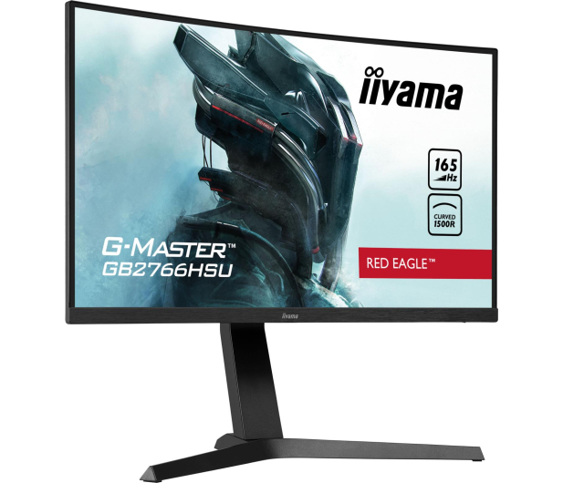 IIYAMA G-Master GB2766HSU-B1 Red Eagle Curved 1080p/165Hz/VA 1ms - 673540 - zdjęcie 2